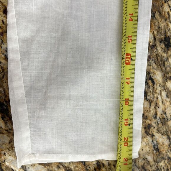 Laundry By Shelli Segal White Pleated Front Button Up Shirt Size MP - Picture 9 of 10